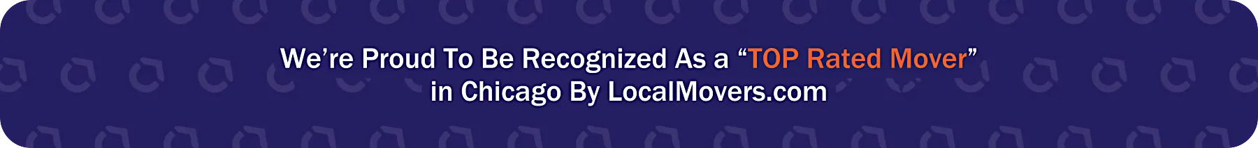 Windy City Movers recognized as a Top Rated Mover in Chicago by LocalMovers.com