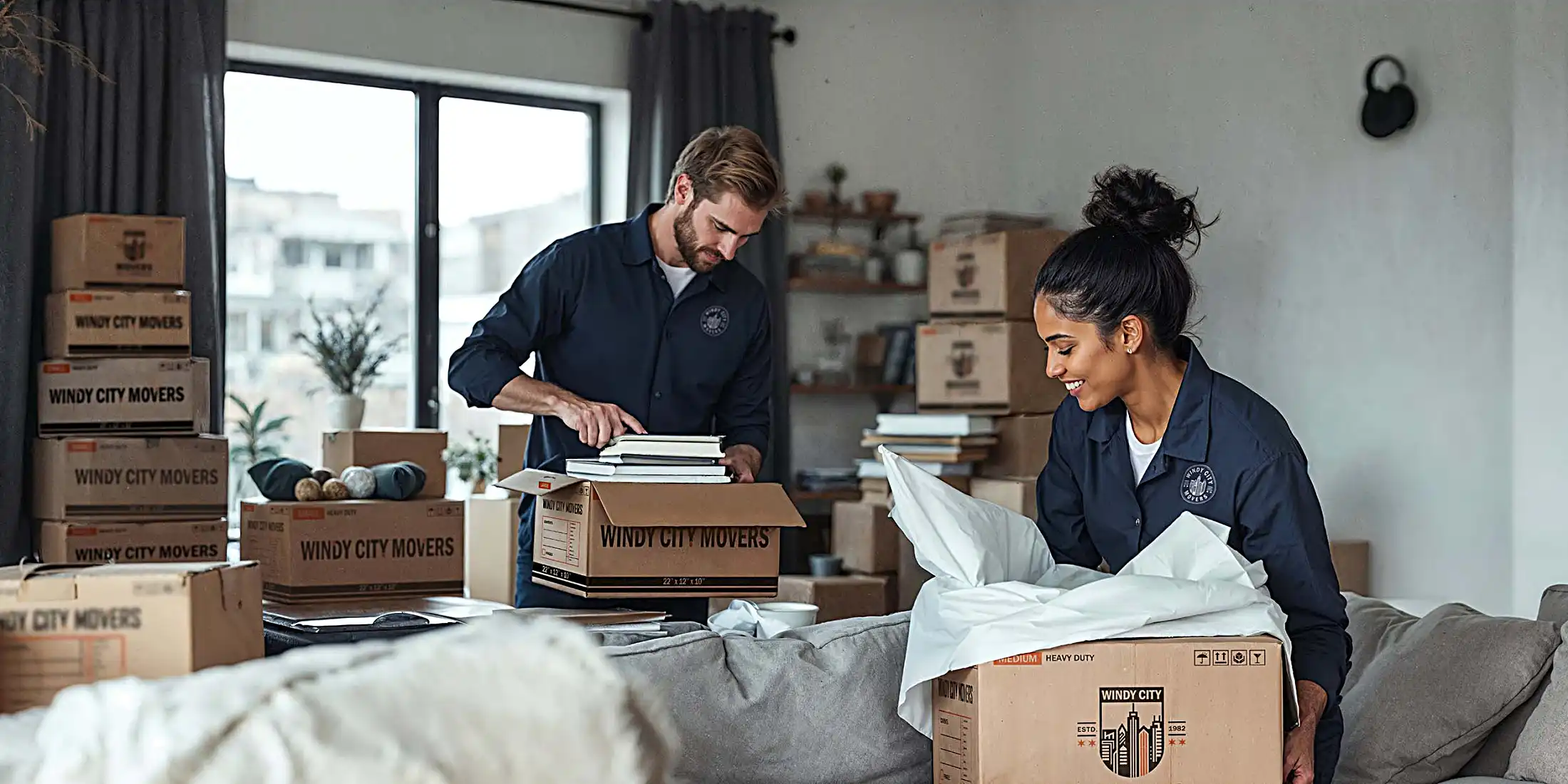 Full packing service in Chicago by Windy City Movers