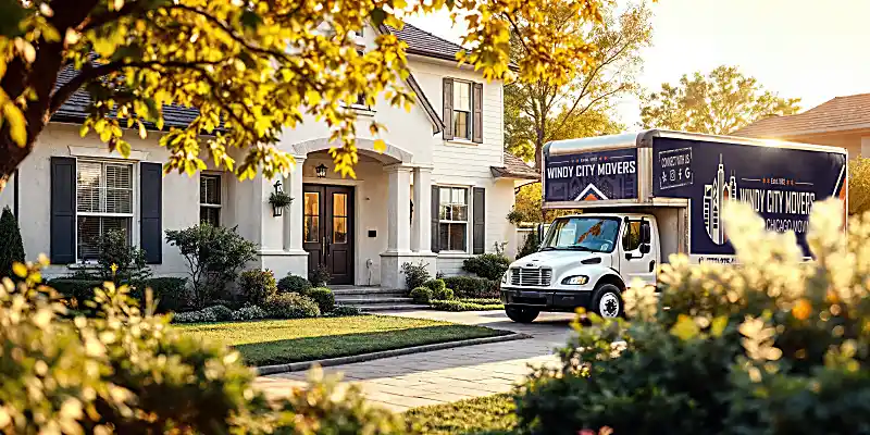 Windy City Movers specialty item moving service at a residential home