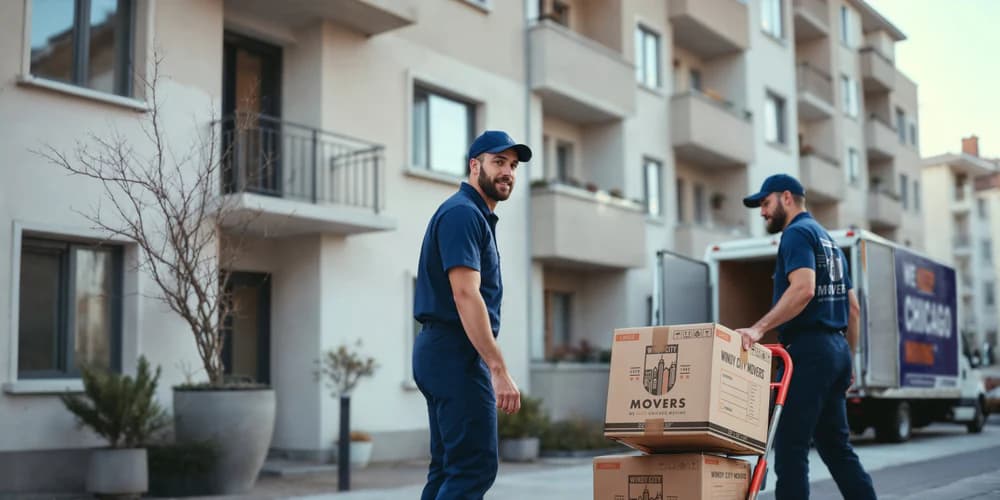 An apartment move completed by Windy City Movers in the Chicago area