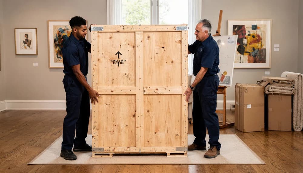 An artwork move completed by Windy City Movers in the Chicago area