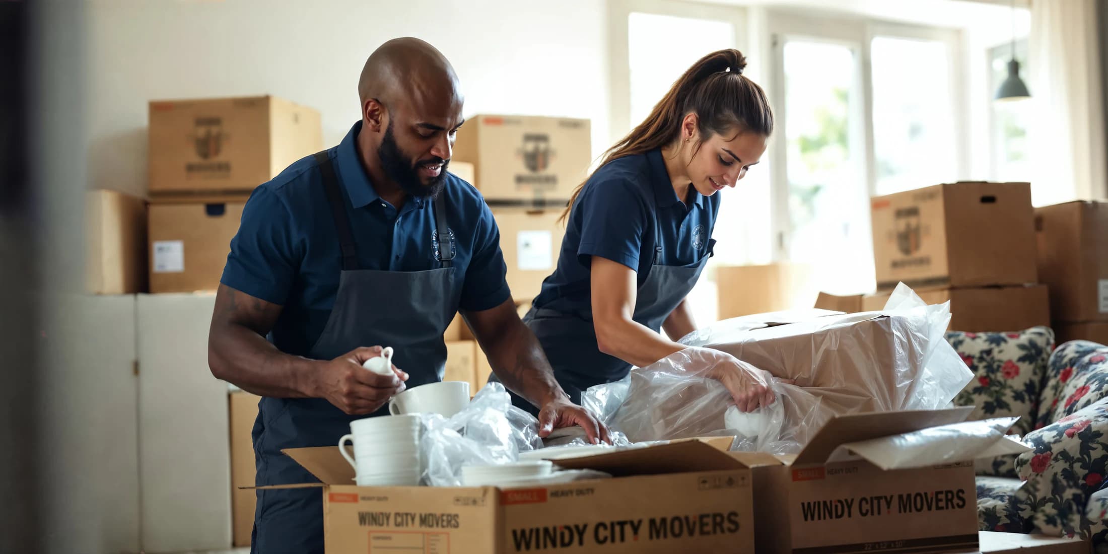 Full packing service in Chicago by Windy City Movers