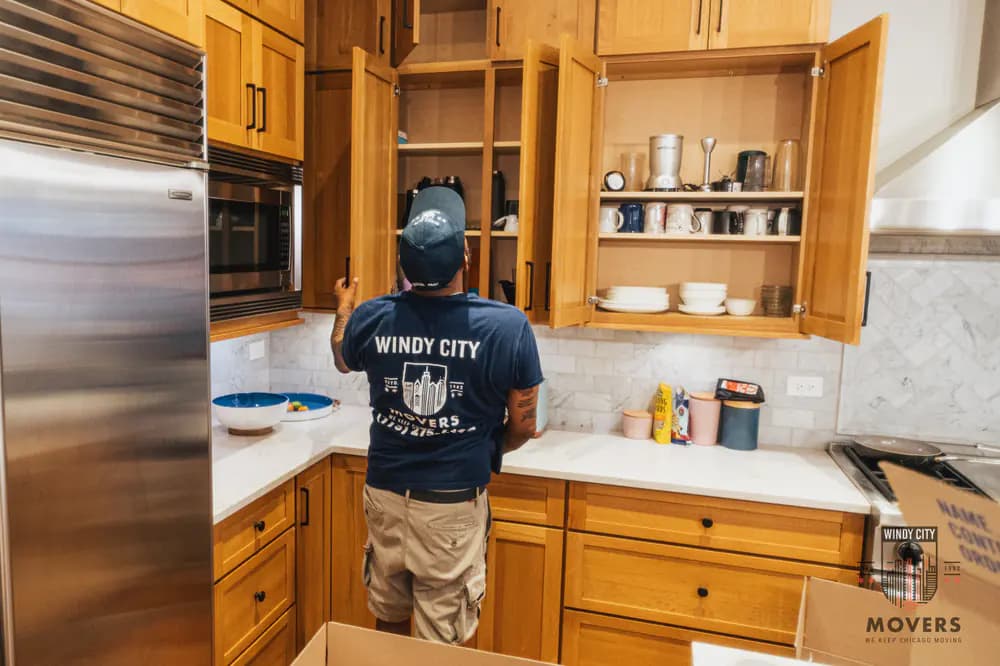A full packing service completed by Windy City Movers in the Chicago area