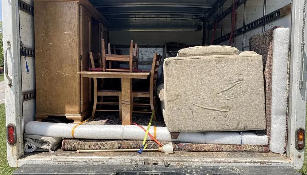 Furniture removal and disposal completed by Windy City Movers in Chicago