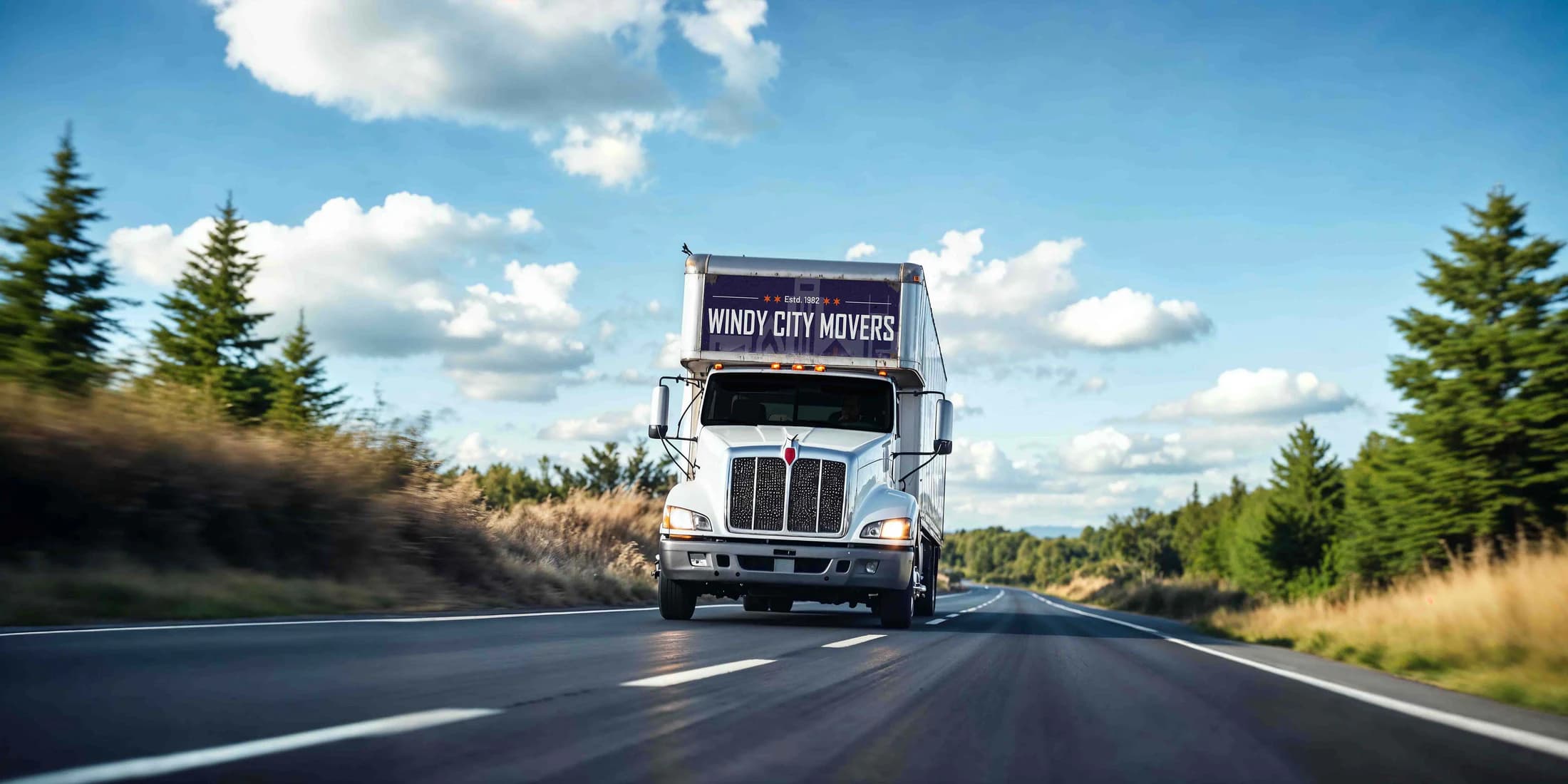 Windy City Movers long-distance moving truck