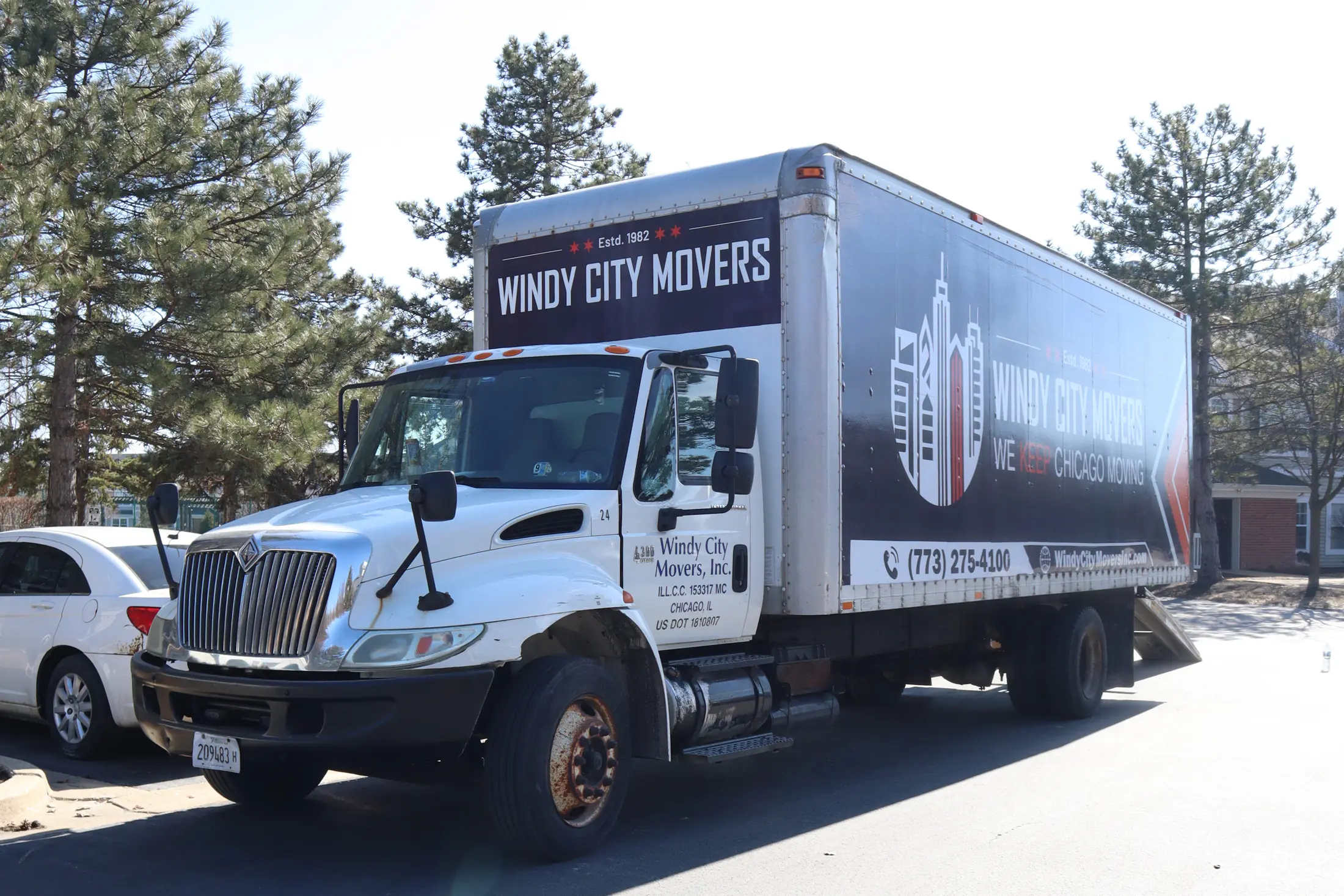 Windy City Movers crew on a residential move in Naperville, Illinois
