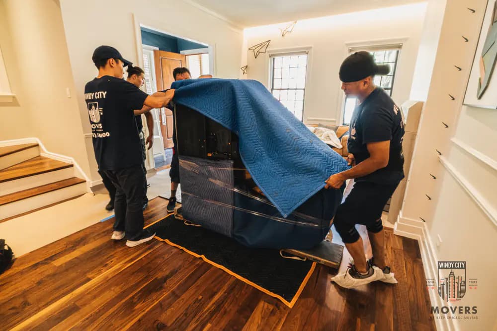 Professional piano movers in Chicago